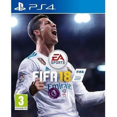 FIFA 18 Football PS4 Video Game (Sony PlayStation 4, 2017) PEGI 3