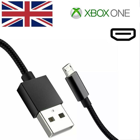 2M Long For XBOX ONE Charger Cable Controller Micro-USB Charging Heavy Duty Lead